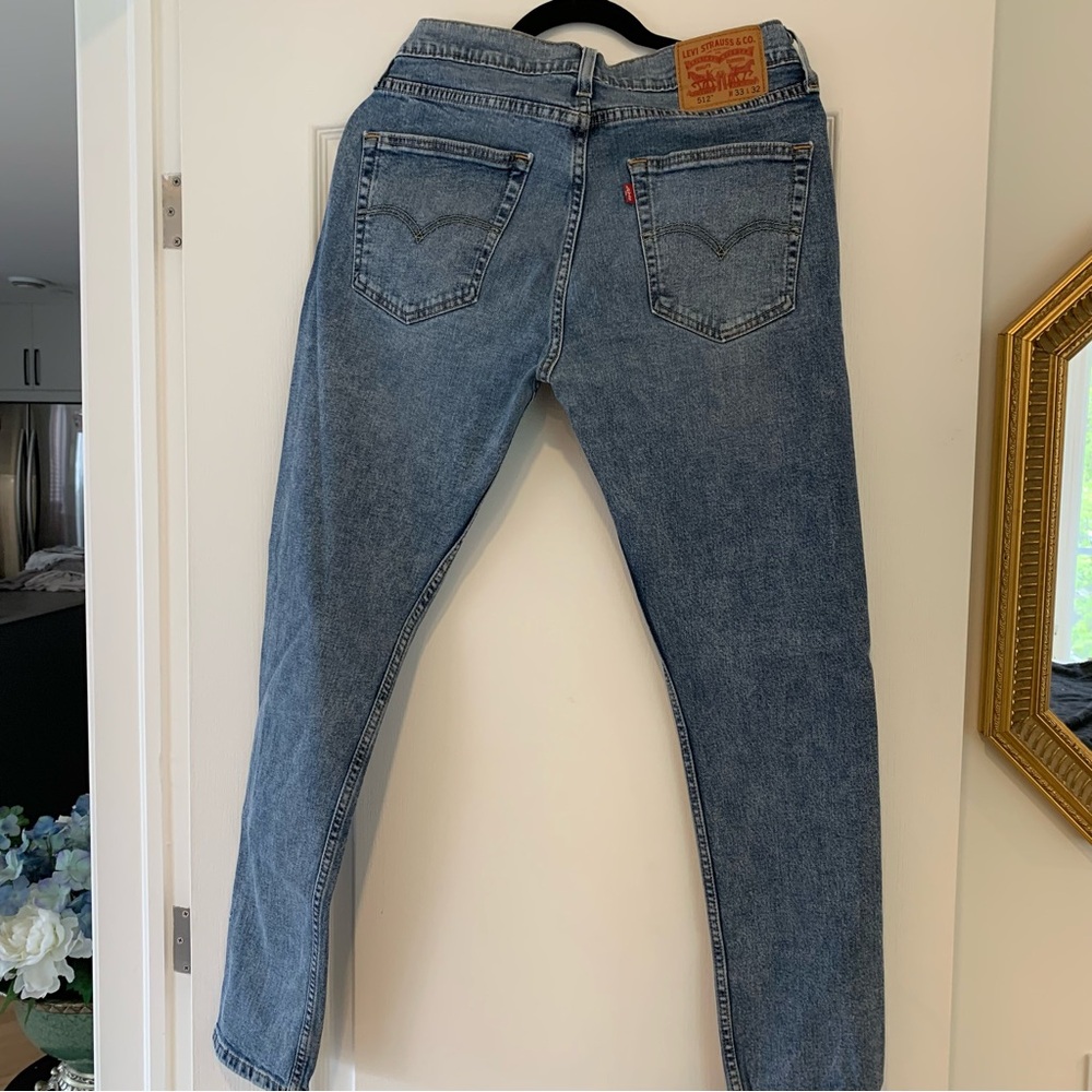 Levi's Blue Straight Jeans Medium Wash